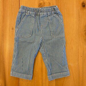Baby Boden Striped Jeans Size 3-6M